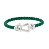 Fred Force 10 large model bracelet in white gold and aquamarine - 00pp thumbnail