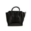 Celine  Luggage Mini handbag  in black patent leather - 360 thumbnail