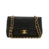 Sac à main Chanel  Timeless Petit en cuir matelassé bleu-marine - 360 thumbnail