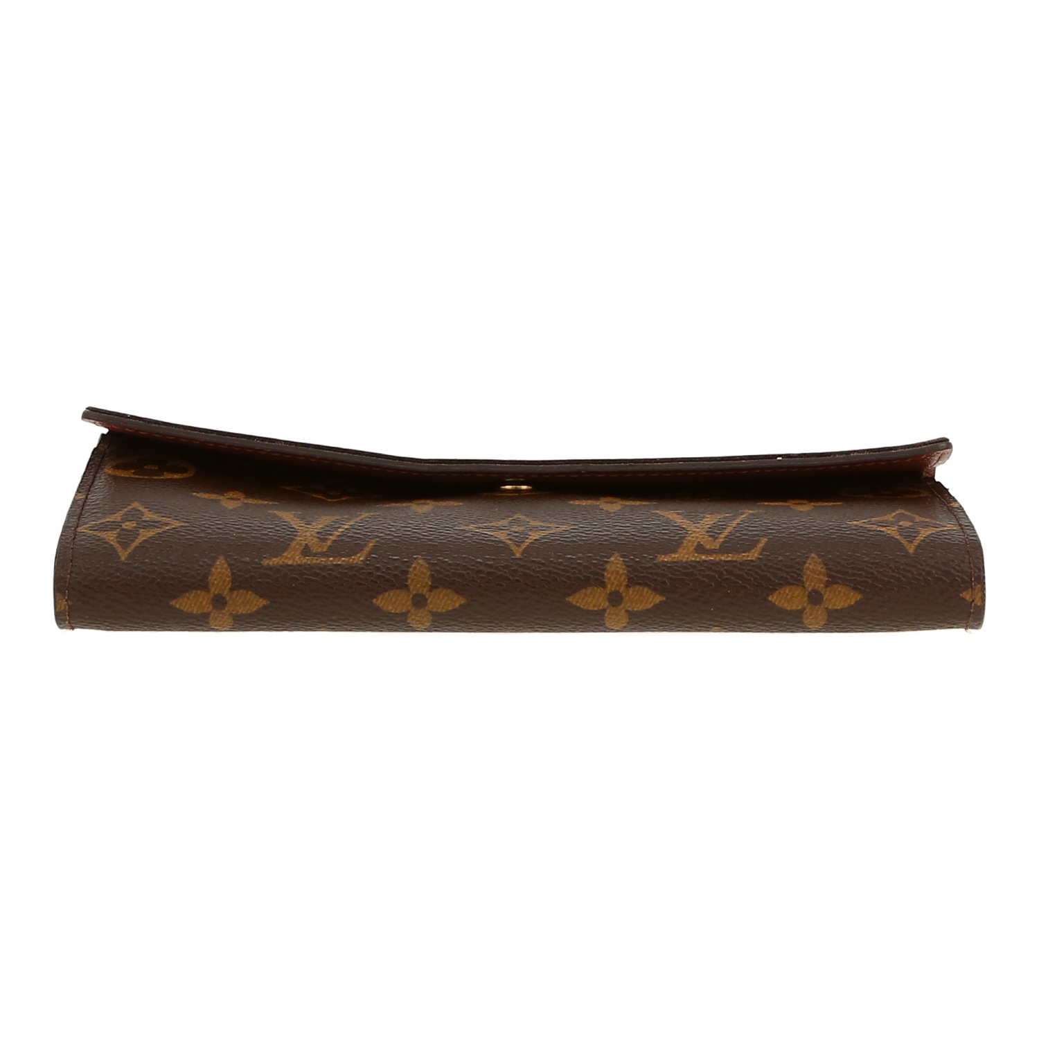 Portefeuille Louis Vuitton Sarah en toile monogram marron - Detail D1