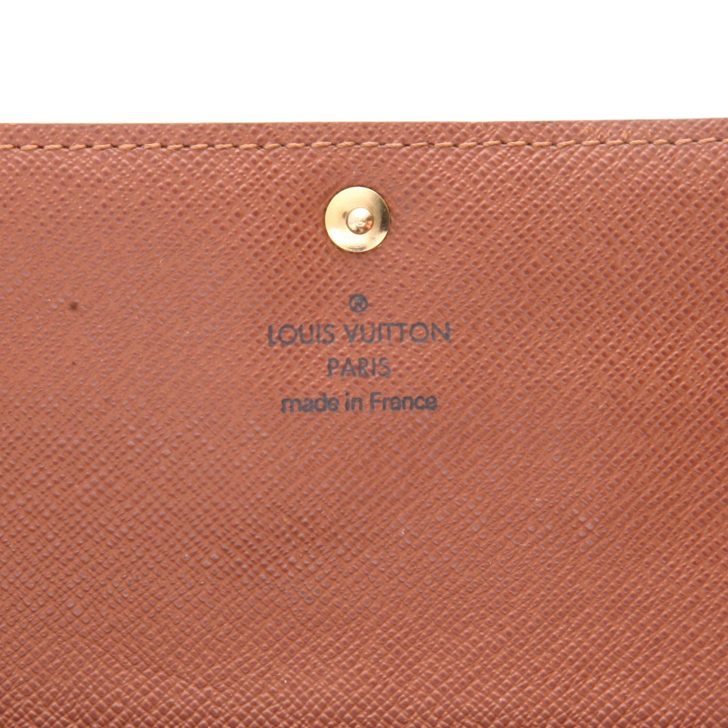 Portefeuille Louis Vuitton Sarah en toile monogram marron - Detail D2