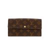 Louis Vuitton  Sarah wallet  in brown monogram canvas - Detail D4 thumbnail