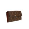 Louis Vuitton  Sarah wallet  in brown monogram canvas - Detail D5 thumbnail