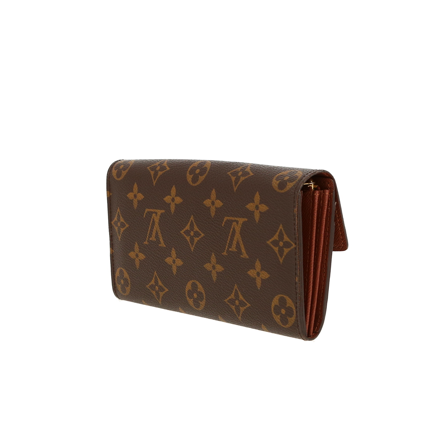 Portefeuille Louis Vuitton Sarah en toile monogram marron - Detail D6