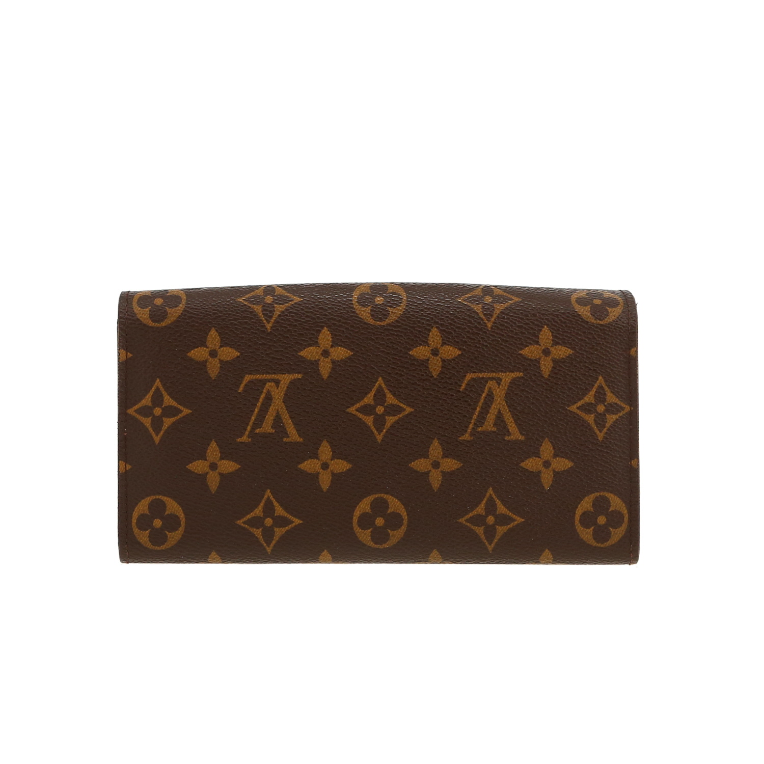 Portefeuille Louis Vuitton Sarah en toile monogram marron - Detail D7