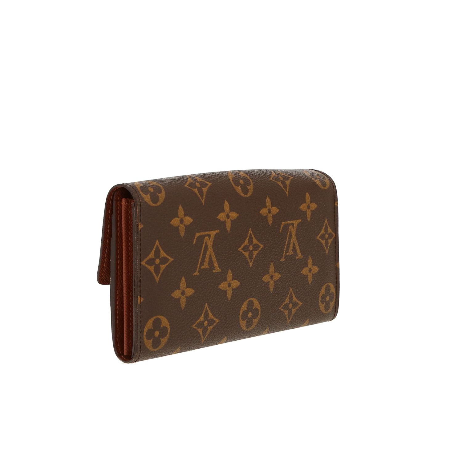 Portefeuille Louis Vuitton Sarah en toile monogram marron - Detail D8