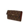 Louis Vuitton  Sarah wallet  in brown monogram canvas - Detail D9 thumbnail
