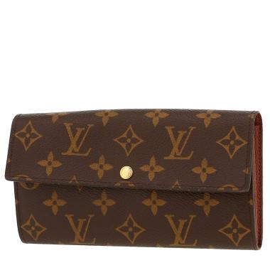 Louis Vuitton  Sarah wallet  in brown monogram canvas