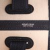 Sac à main Hermès  Petite Ceinture en toile beige et cuir bleu-marine - Detail D2 thumbnail