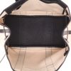 Sac à main Hermès  Petite Ceinture en toile beige et cuir bleu-marine - Detail D3 thumbnail