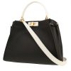 Sac à main Fendi  Peekaboo ISeeU en cuir noir et blanc - 00pp thumbnail