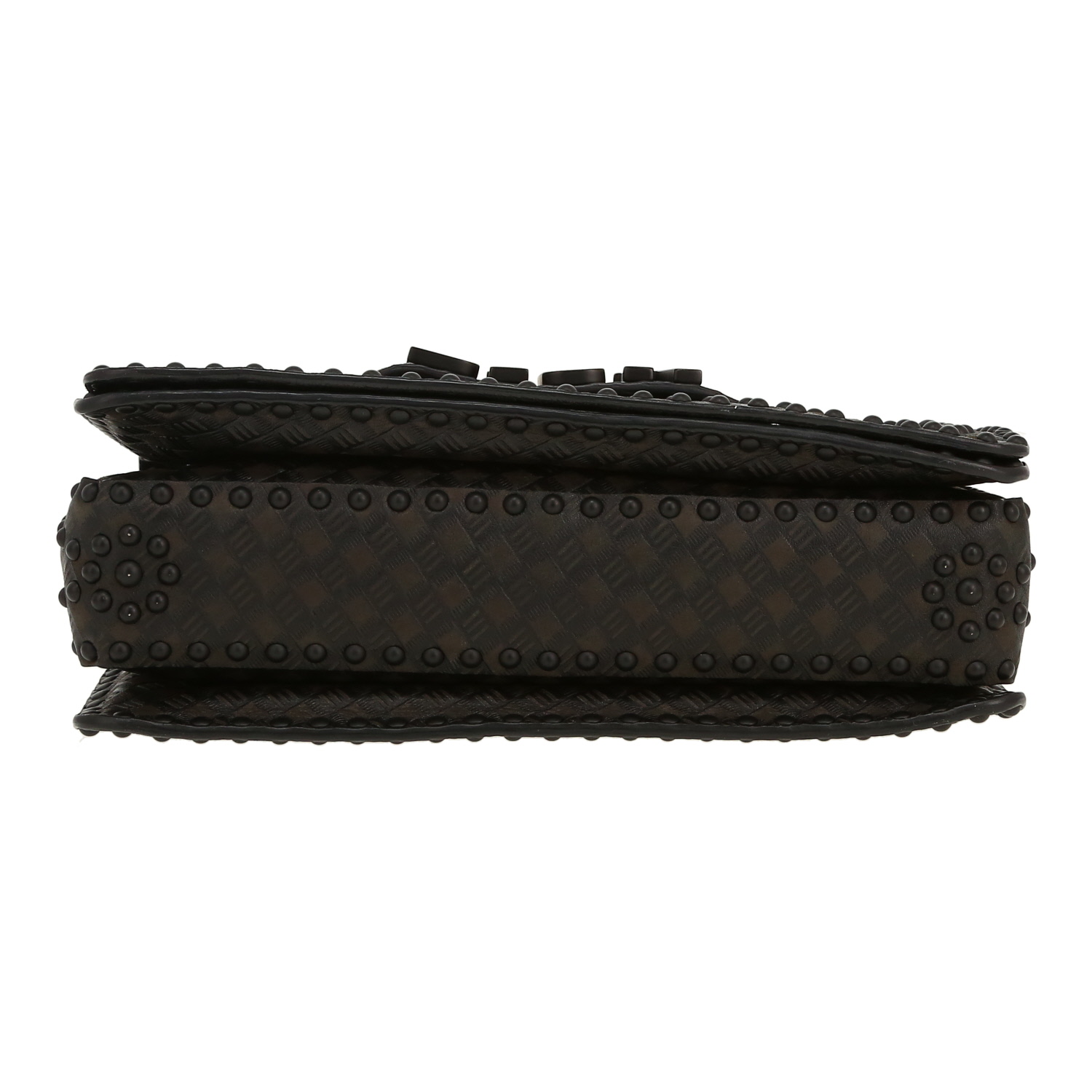 Dior  DIO(R)EVOLUTION shoulder bag  in black leather - Detail D1