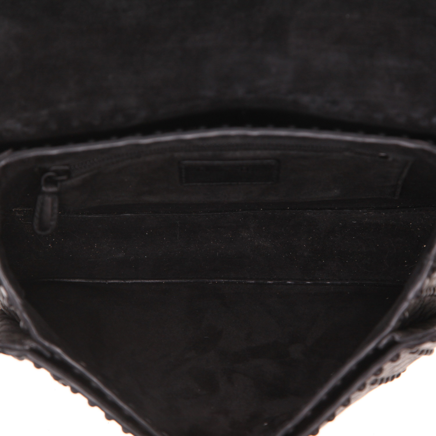 Sac bandoulière Dior  DIO(R)EVOLUTION en cuir noir - Detail D3