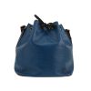 Sac à main Louis Vuitton  Noé en cuir épi bleu et cuir noir - 360 thumbnail