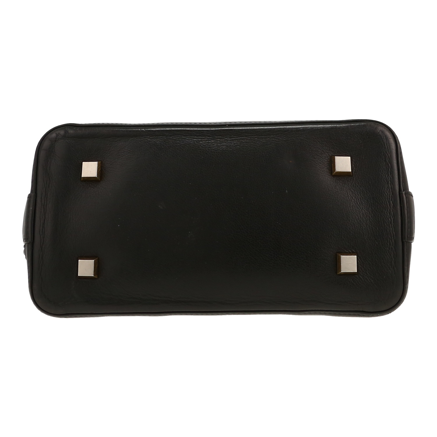 Bolso de mano Louis Vuitton  Editions Limitées en cuero monogram huella negro - Detail D1