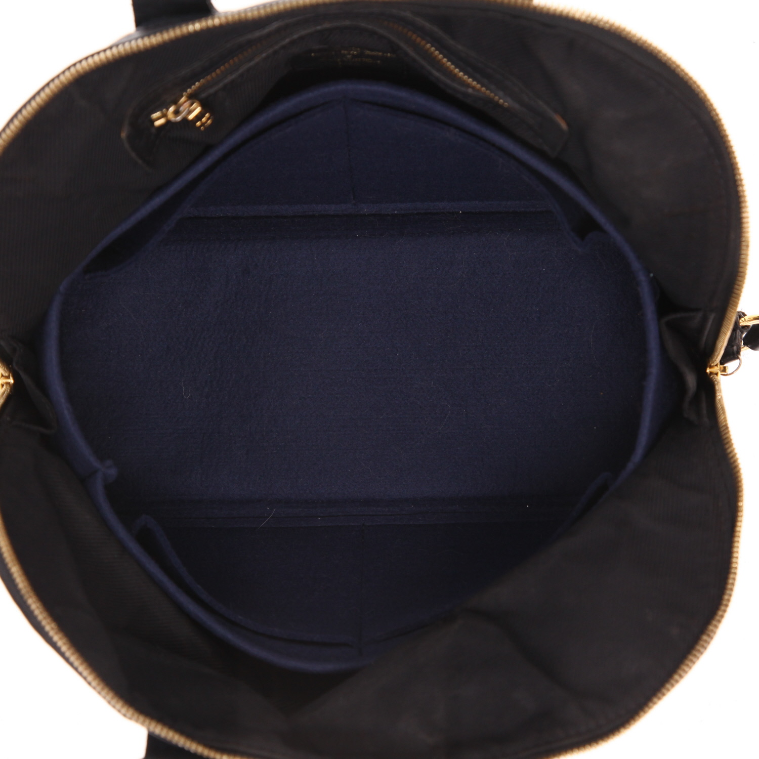 Bolso de mano Louis Vuitton  Editions Limitées en cuero monogram huella negro - Detail D3