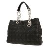 Sac cabas Dior  Dior Soft en cuir cannage noir - 00pp thumbnail