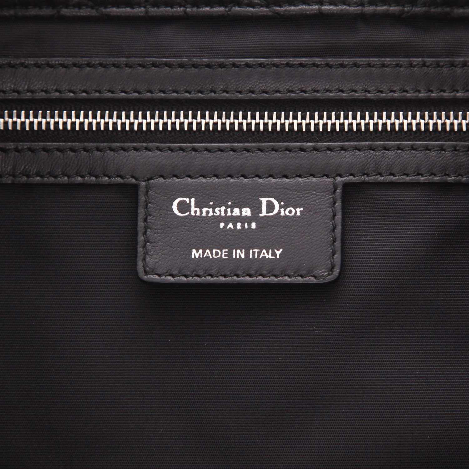 Dior  Dior Soft shopping bag  in black leather cannage - Detail D2