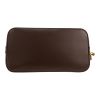 Louis Vuitton  Alma handbag  in ebene damier canvas  and brown leather - Detail D1 thumbnail
