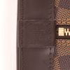 Louis Vuitton  Alma handbag  in ebene damier canvas  and brown leather - Detail D2 thumbnail