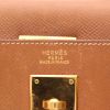 Sac à main Hermès  Kelly 32 cm en cuir Courchevel gold - Detail D2 thumbnail