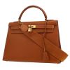 Sac à main Hermès  Kelly 32 cm en cuir Courchevel gold - Detail D5 thumbnail