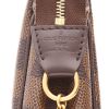 Bolso bandolera Louis Vuitton  Eva en lona a cuadros ébano y cuero marrón - Detail D2 thumbnail