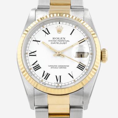 Montre Rolex Datejust en or et acier Ref: Rolex - 16233  Vers 1991