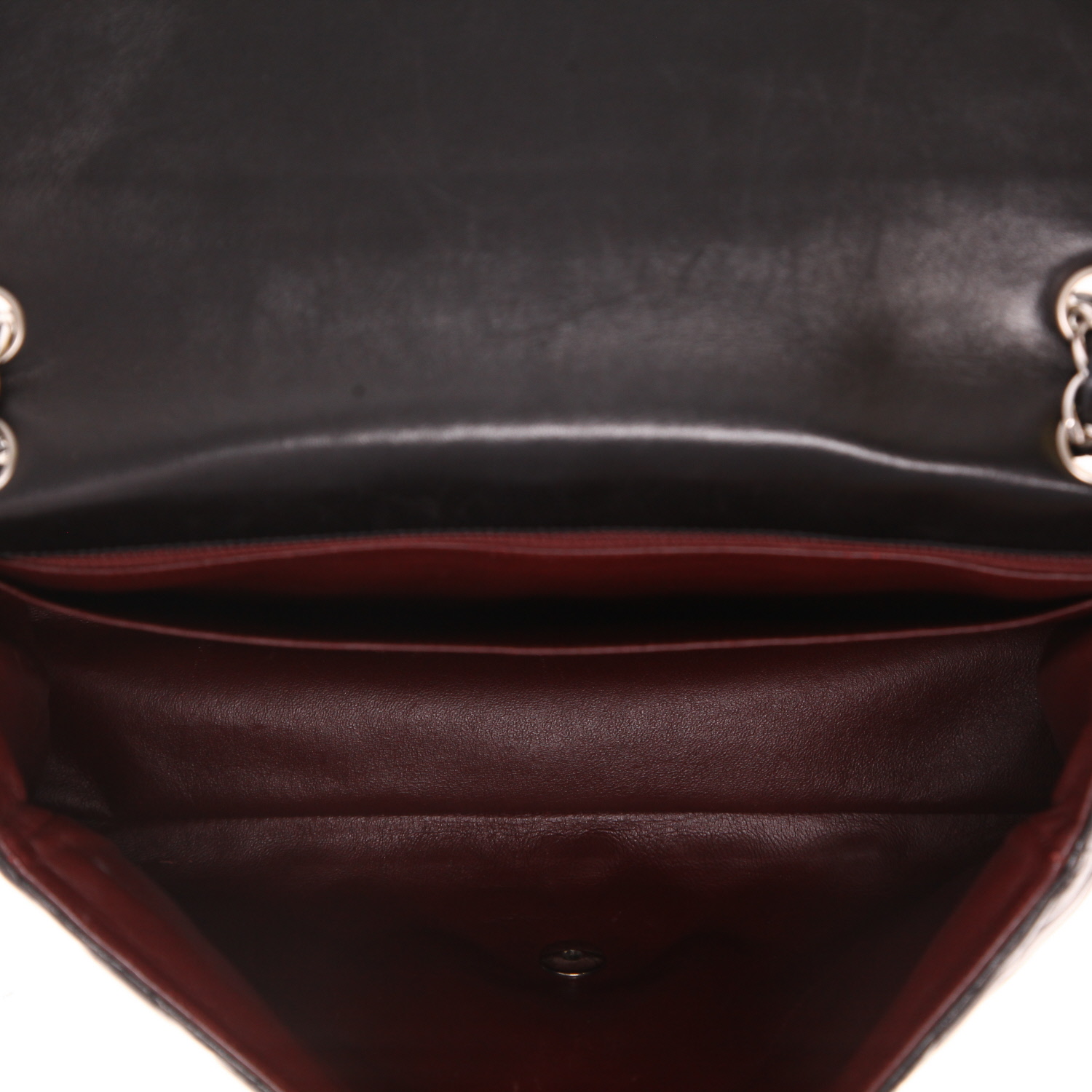 Bolso de mano Chanel  Timeless Maxi Jumbo en cuero acolchado negro - Detail D3