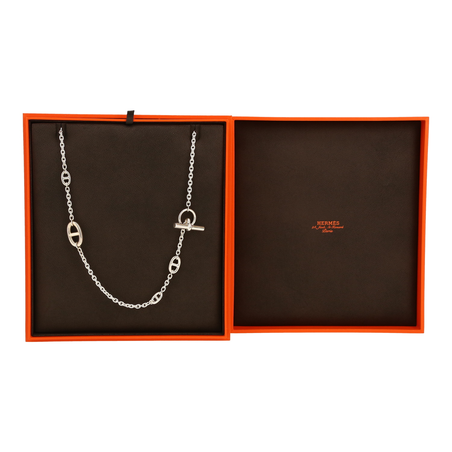 Sautoir Hermès Farandole 80 en argent - Detail D2