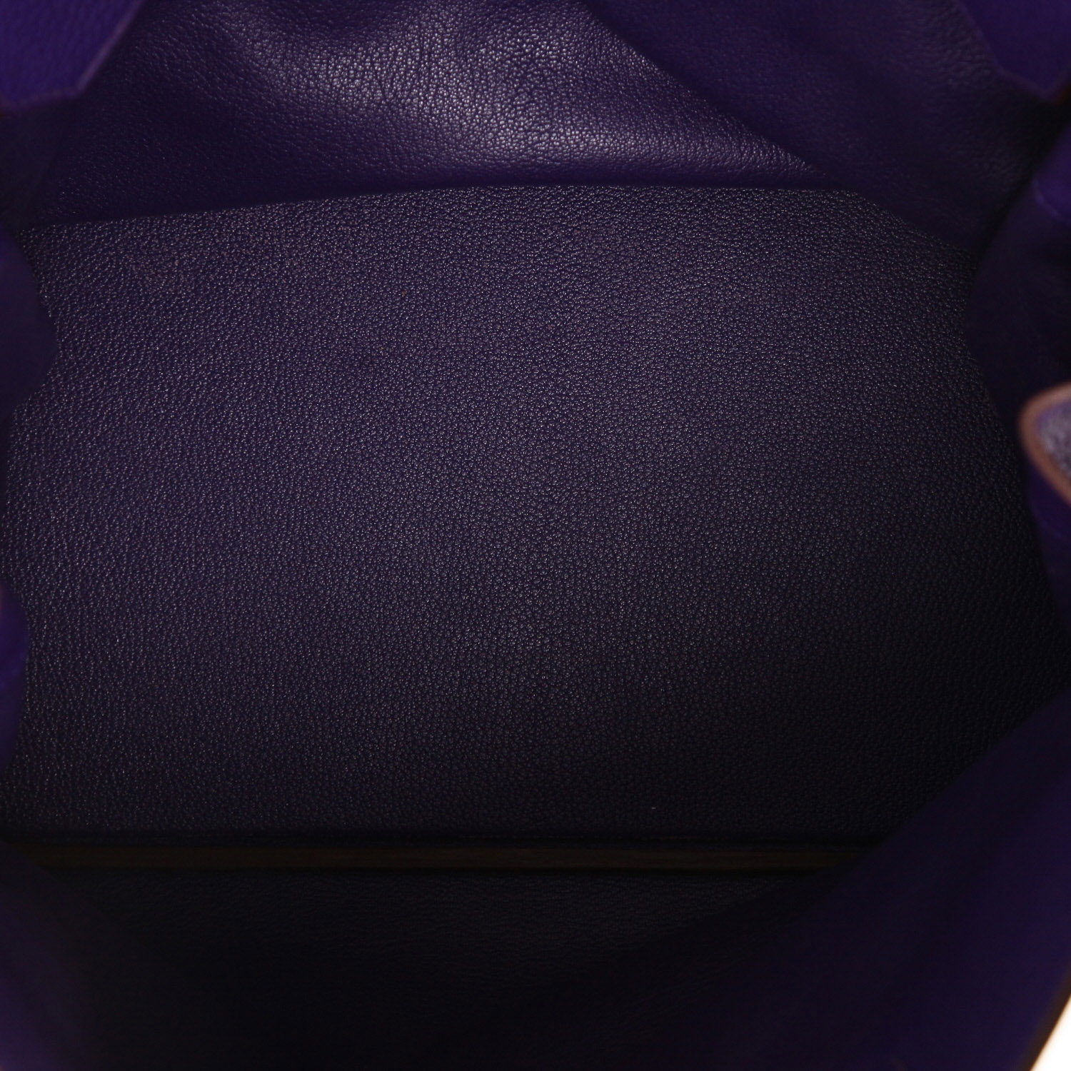 Sac de week end Hermès  Haut à Courroies en cuir taurillon clémence violet - Detail D3