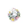 Bague Dior Diorette en or blanc, émail, diamant et pierres de couleurs - 360 thumbnail