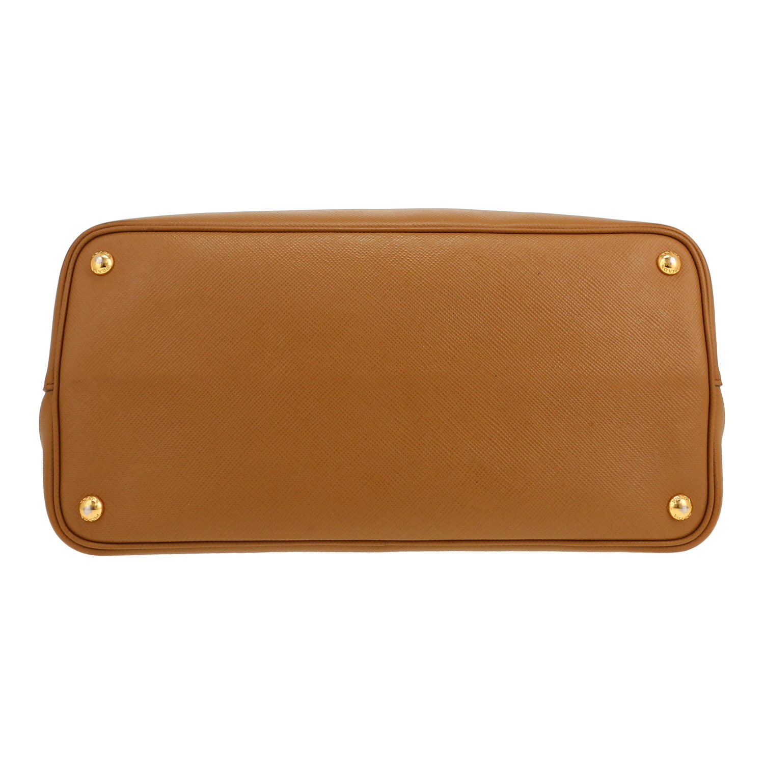 Borsa a tracolla Prada  Double in pelle saffiano marrone - Detail D1