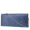 Pochette da sera Dior   in pelle cannage blu - 00pp thumbnail