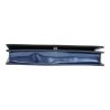Pochette du soir Dior   en cuir cannage bleu - Detail D1 thumbnail