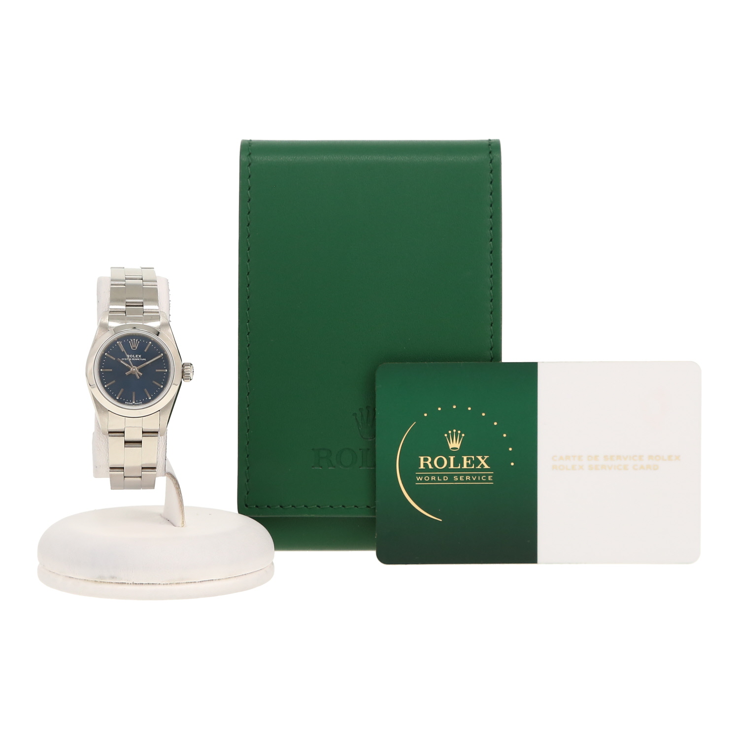 Reloj Rolex Lady Oyster Perpetual de acero Ref: Rolex - 67180  Circa 1991 - Detail D2