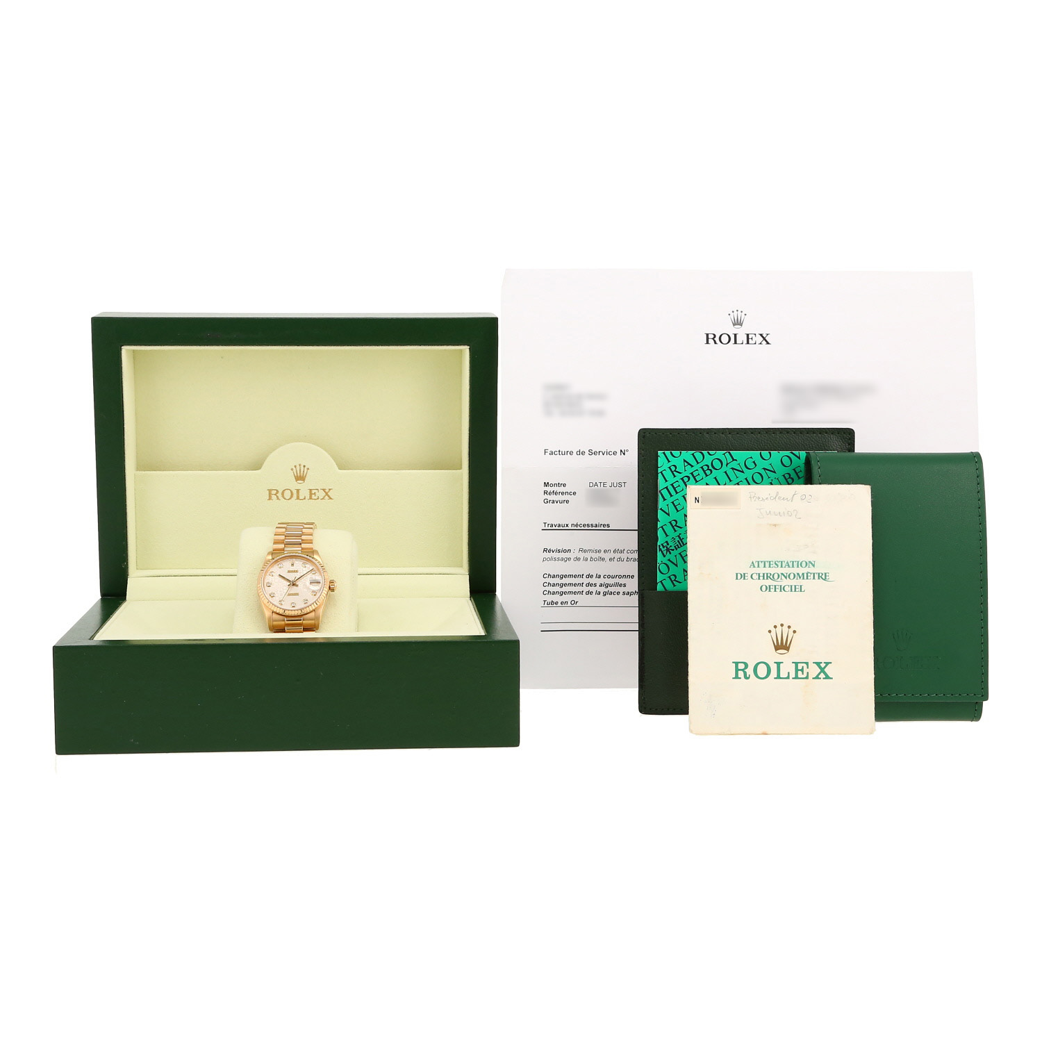 Rolex Datejust  in yellow gold Ref: Rolex - 68278  Circa 1991 - Detail D2