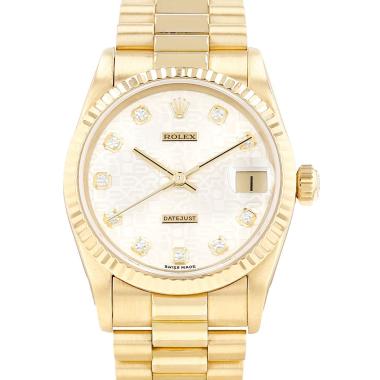 Orologio Rolex Datejust in oro giallo Ref: Rolex - 68278  Circa 1991