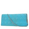Dior  Lady Dior Wallet on Chain pouch  in turquoise leather cannage - 00pp thumbnail
