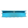 Pochette Dior  Lady Dior Wallet on Chain en cuir cannage turquoise - Detail D1 thumbnail