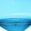 Dior  Lady Dior Wallet on Chain pouch  in turquoise leather cannage - Detail D3 thumbnail