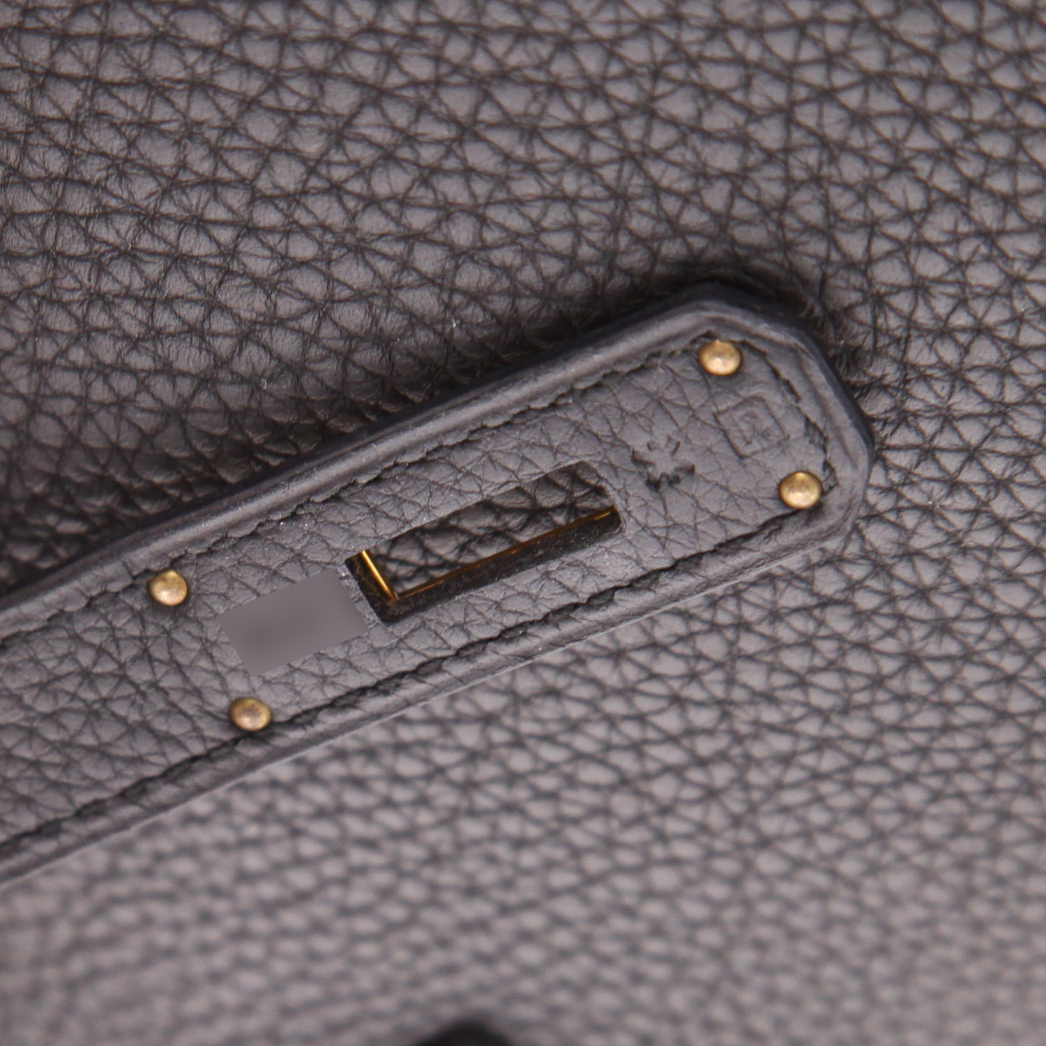 Hermès  Birkin 35 cm handbag  in black togo leather - Detail D4