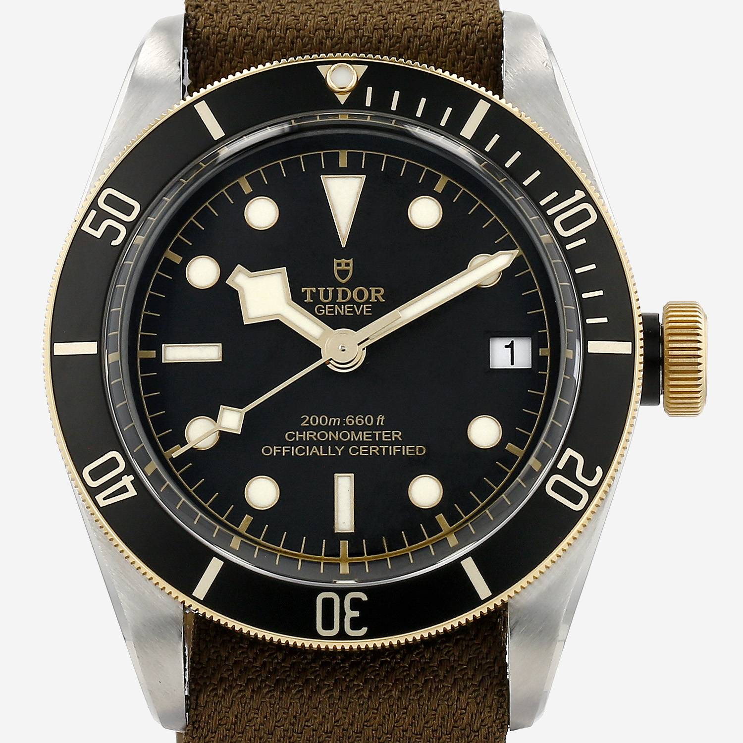 Orologio Tudor Black Bay in oro e acciaio Circa 2017