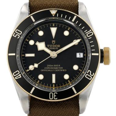 Montre Tudor Black Bay en or et acier Vers 2017