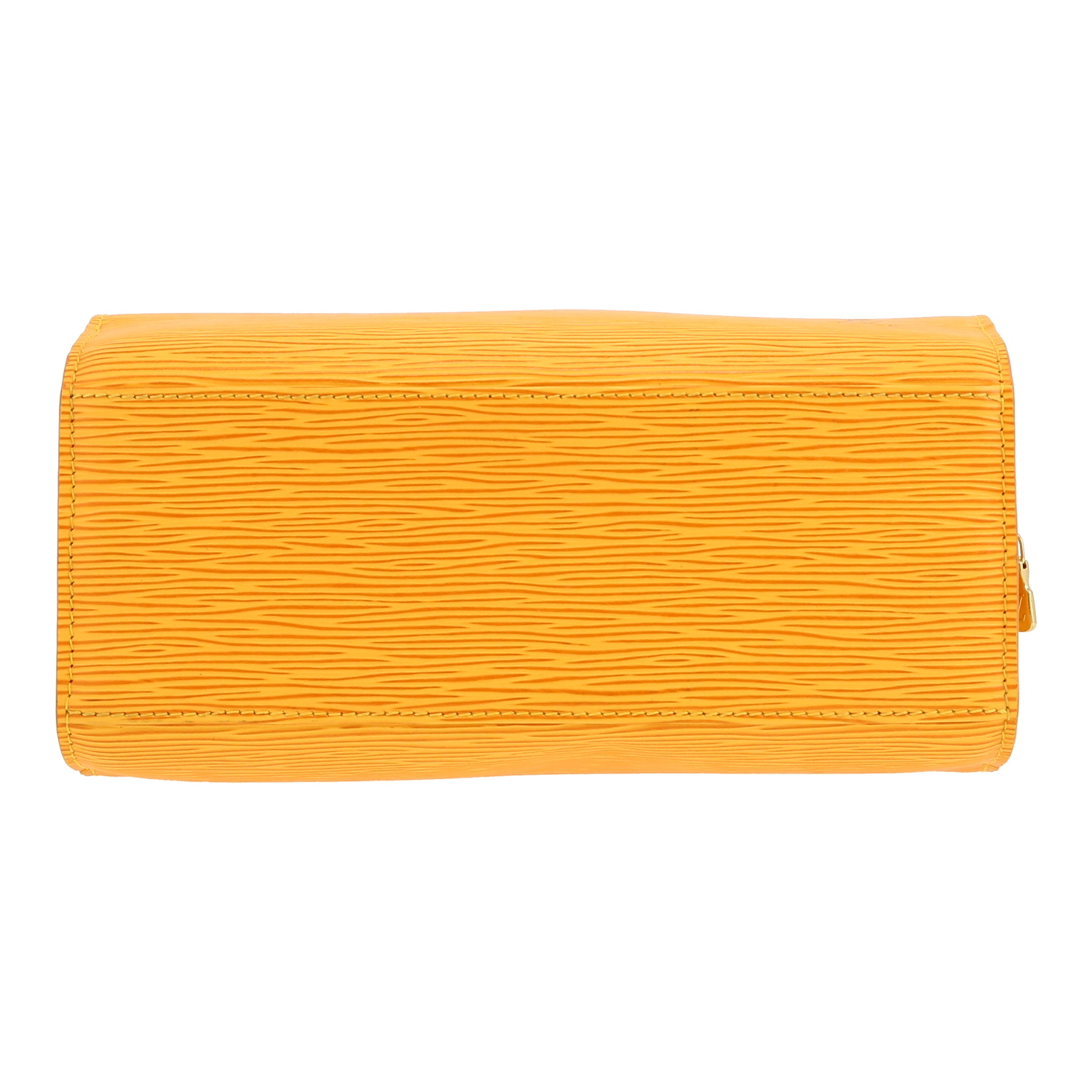 Bolso de mano Louis Vuitton  Pont Neuf en cuero Epi amarillo - Detail D1