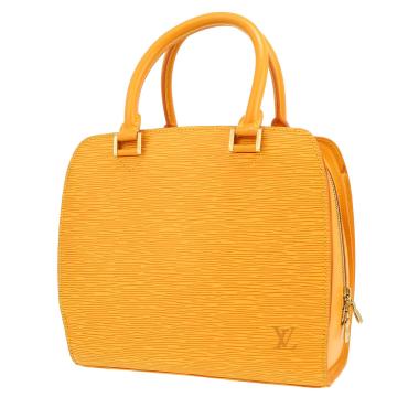 Bolso de mano Louis Vuitton  Pont Neuf en cuero Epi amarillo