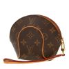 Louis Vuitton  Ellipse pouch  in brown monogram canvas  and natural leather - 00pp thumbnail