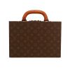 Gioielli scatola Louis Vuitton  Boite à bijoux in tela monogram marrone e pelle naturale - 360 thumbnail