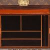 Louis Vuitton  Boite à bijoux jewelry box  in brown monogram canvas  and natural leather - Detail D3 thumbnail