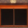 Louis Vuitton  Boite à bijoux jewelry box  in brown monogram canvas  and natural leather - Detail D4 thumbnail